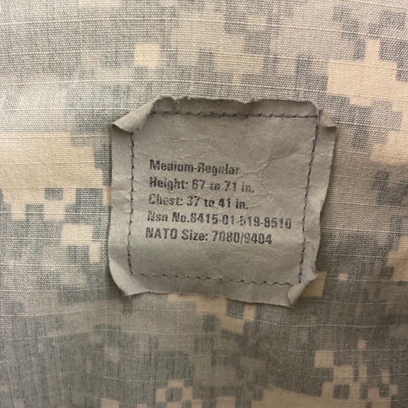 Army Digital Desert Camouflage Medium Regular Coat - Picture 6 of 11